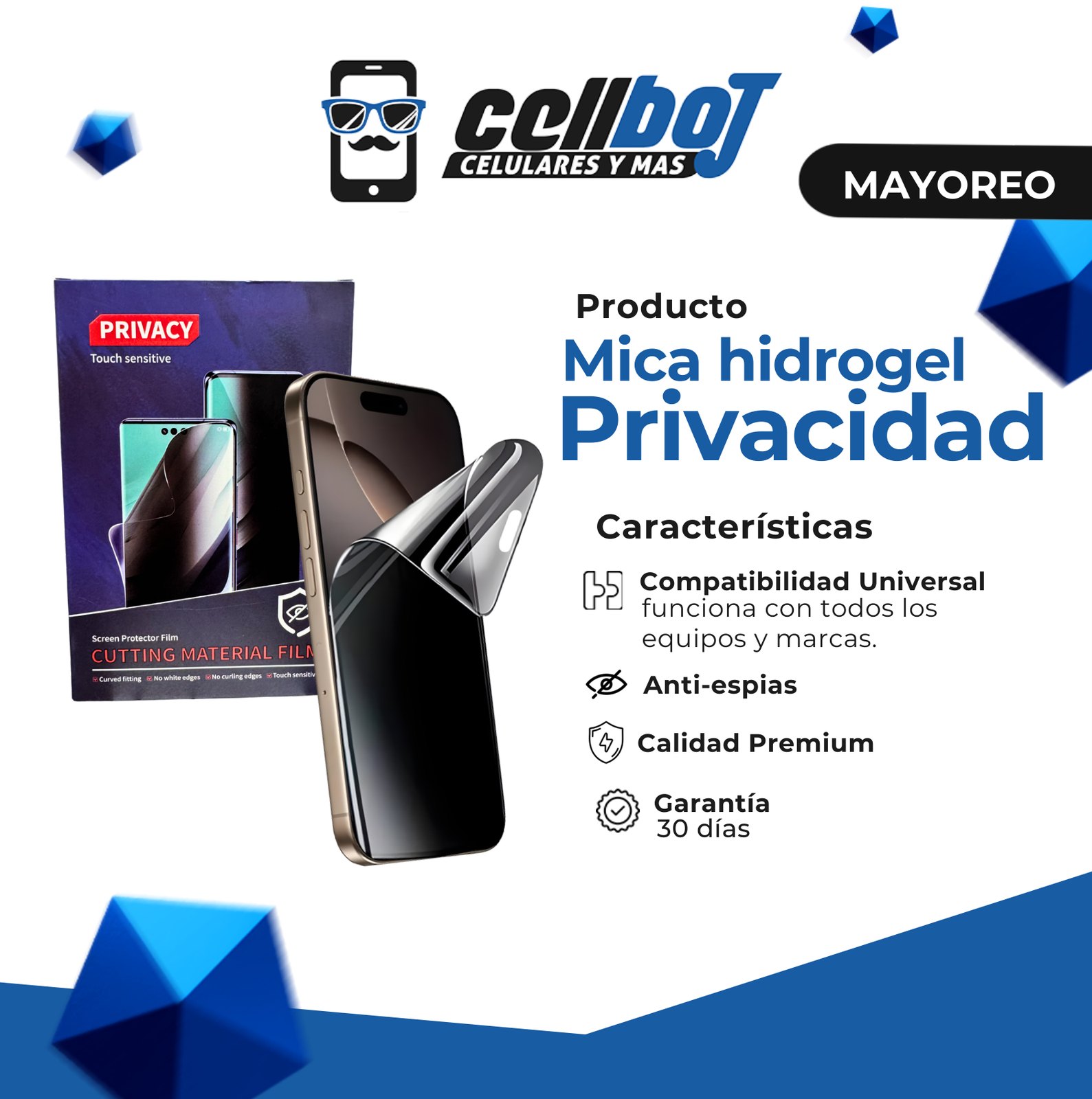 Mica de hidrogel de Privacidad